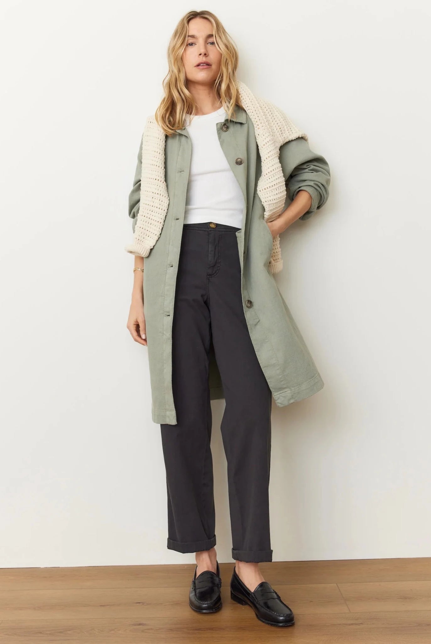 Rose & Lee Co Saturday Pants, Phantom by Marine Layer Pants