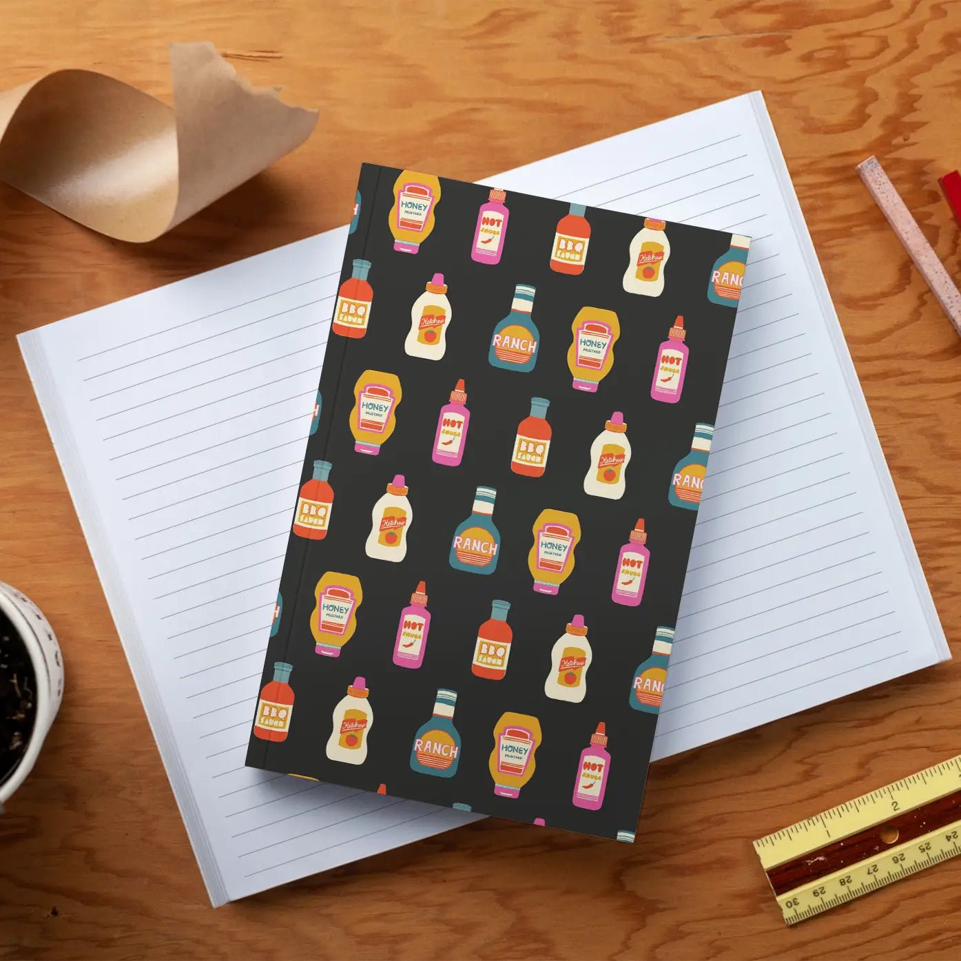 Rose & Lee Co Saucy Classic Layflat Journal Notebook Stationery