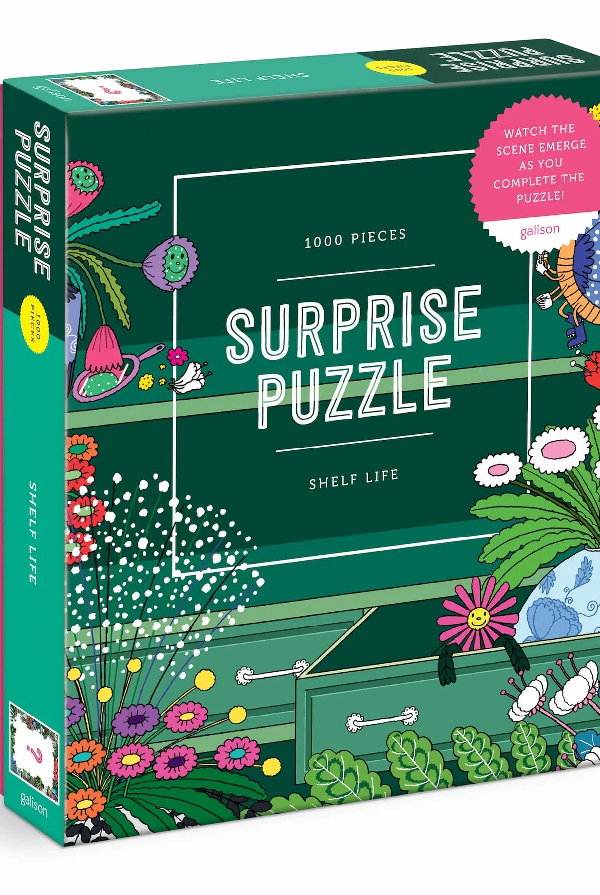 Rose & Lee Co 1000 Piece Surprise Puzzle, Shelf Life Home & Gifts