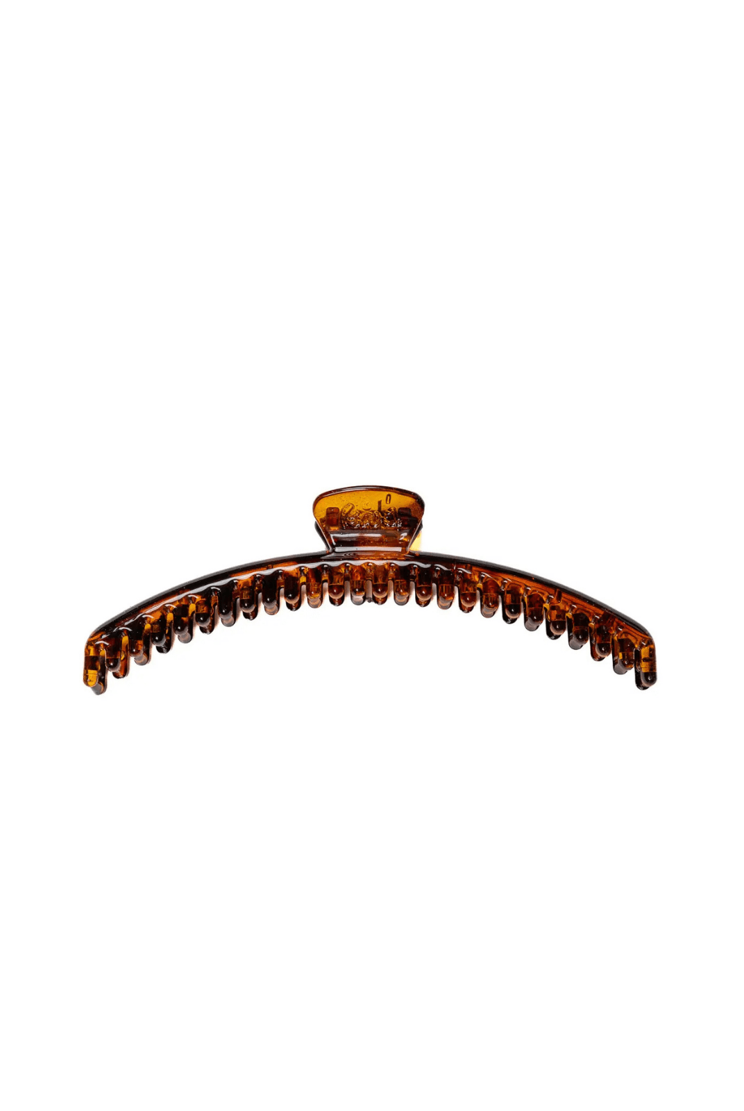 Rose & Lee Co Shiny Hold Everything Claw Clip, Dark Tortoise Hair