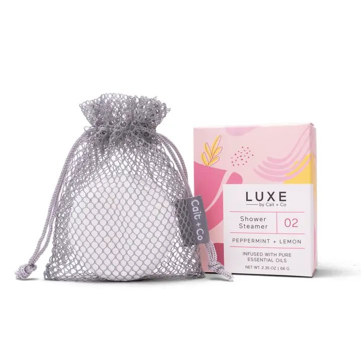 Rose & Lee Co Luxe Shower Steamer, Peppermint + Lemon Bath & Body