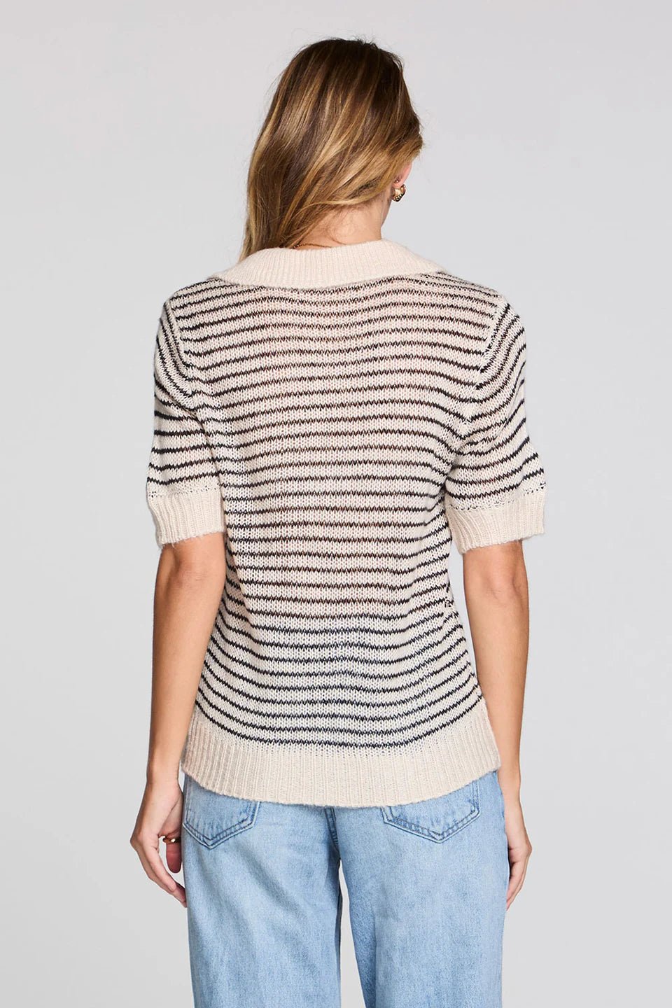 Rose & Lee Co Siera Top, Natural short sleeve