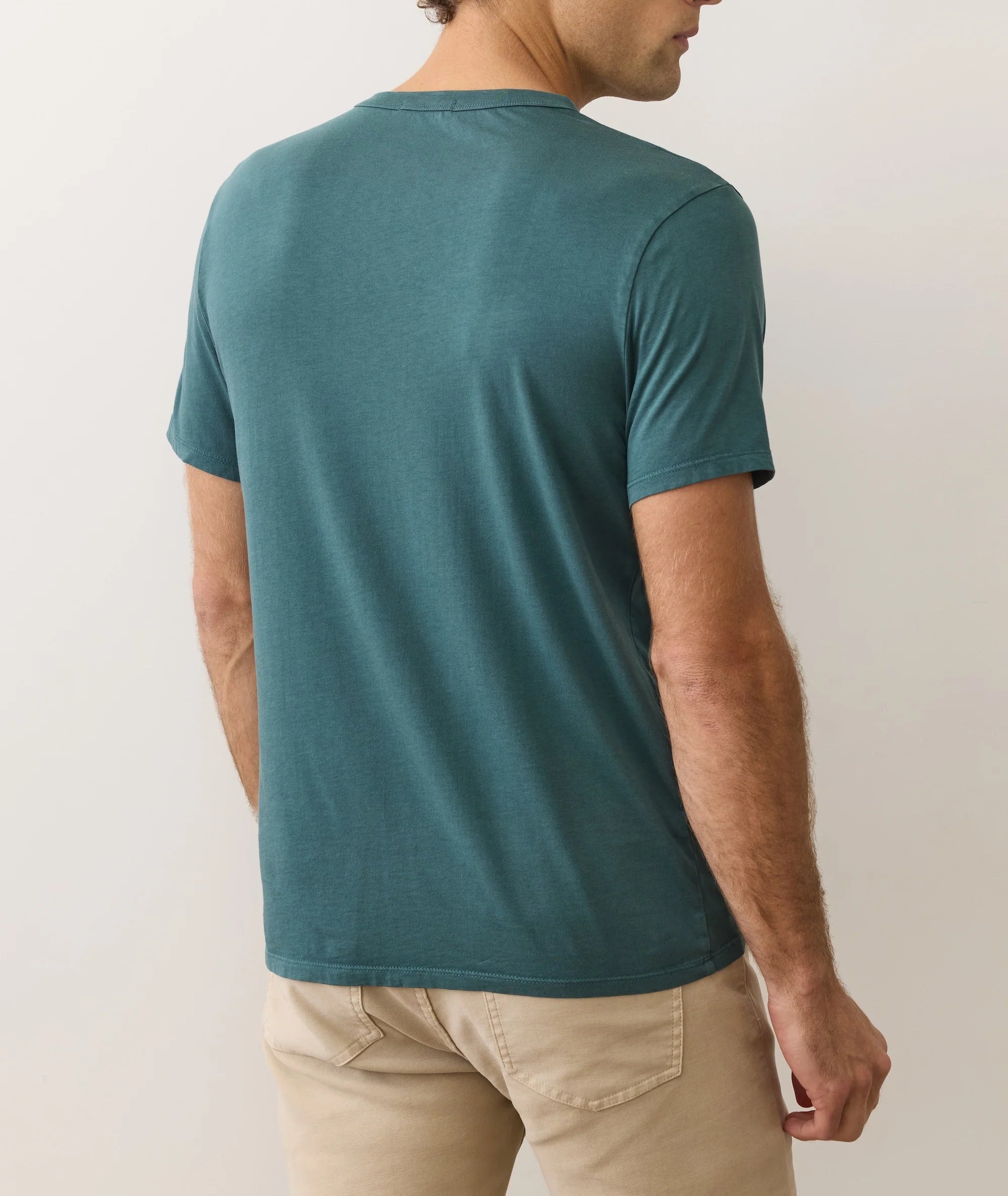 Mens Green Short Sleeve Tee