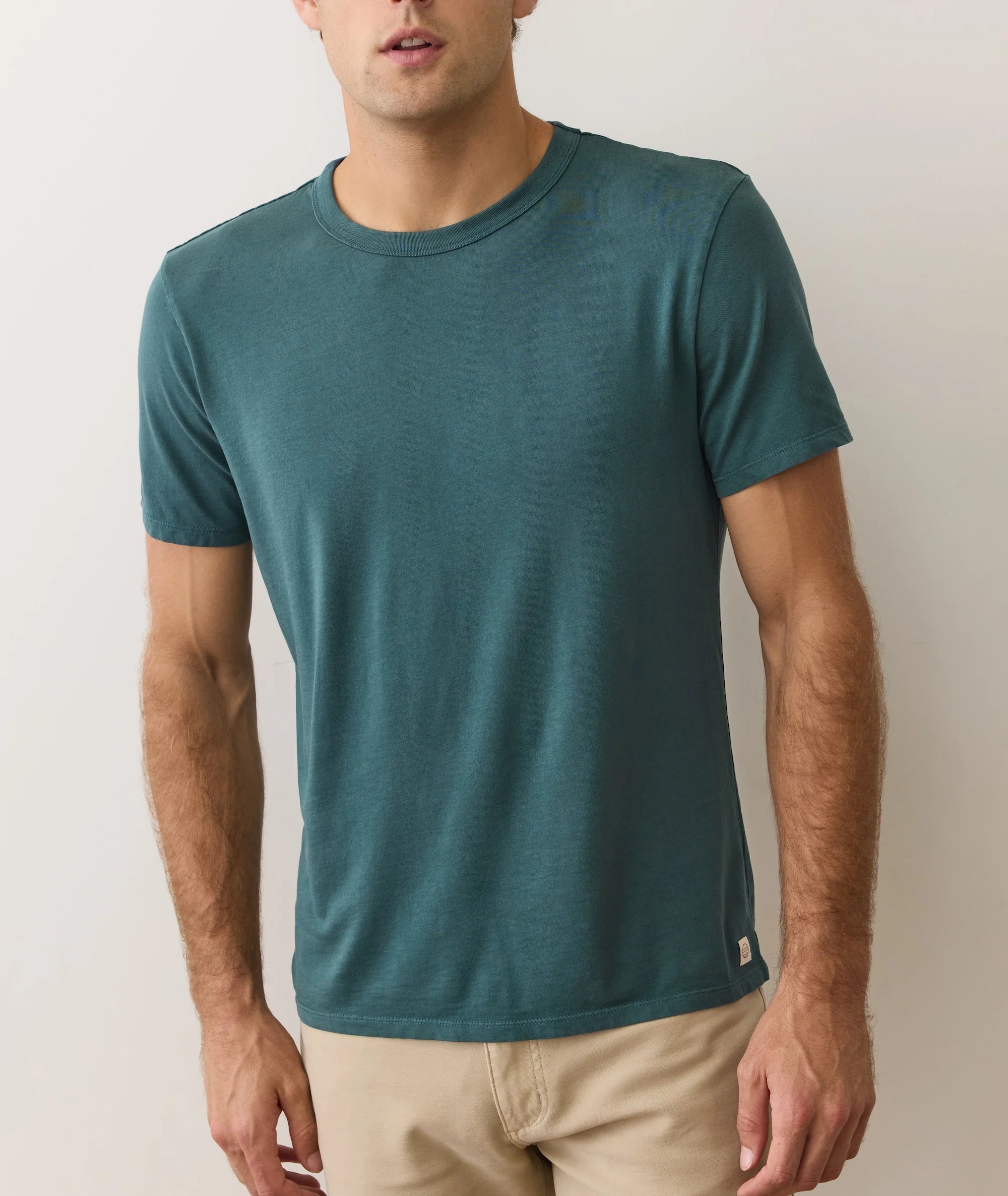 Mens Green Short Sleeve Tee