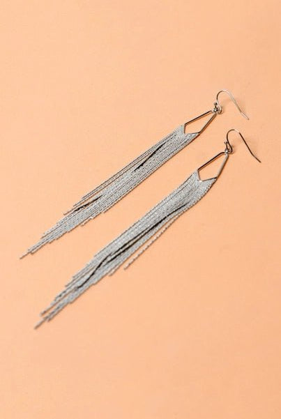 Rose & Lee Co Debbie H Earring, Silver Plated Earrings