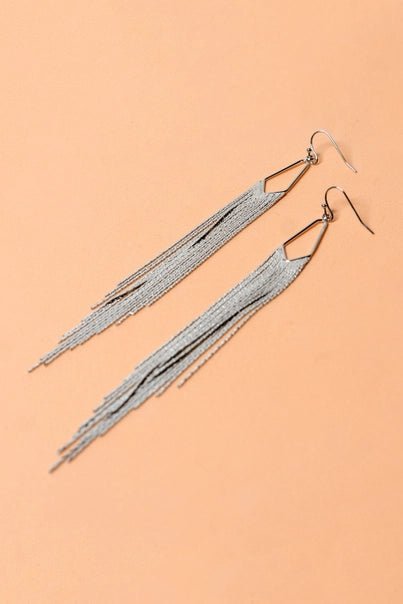 Rose & Lee Co Debbie H Earring, Silver Plated Earrings