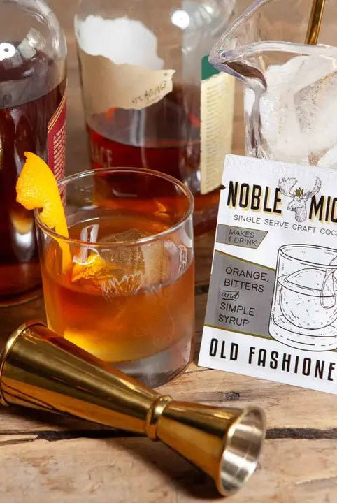 Rose & Lee Co Single Serve Craft Cocktail Mix, Old Fashioned Food & Drink