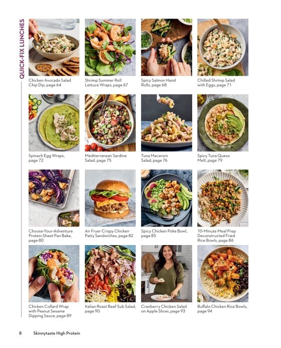 Rose & Lee Co Skinnytaste High Protein Cookbook Home & Gifts