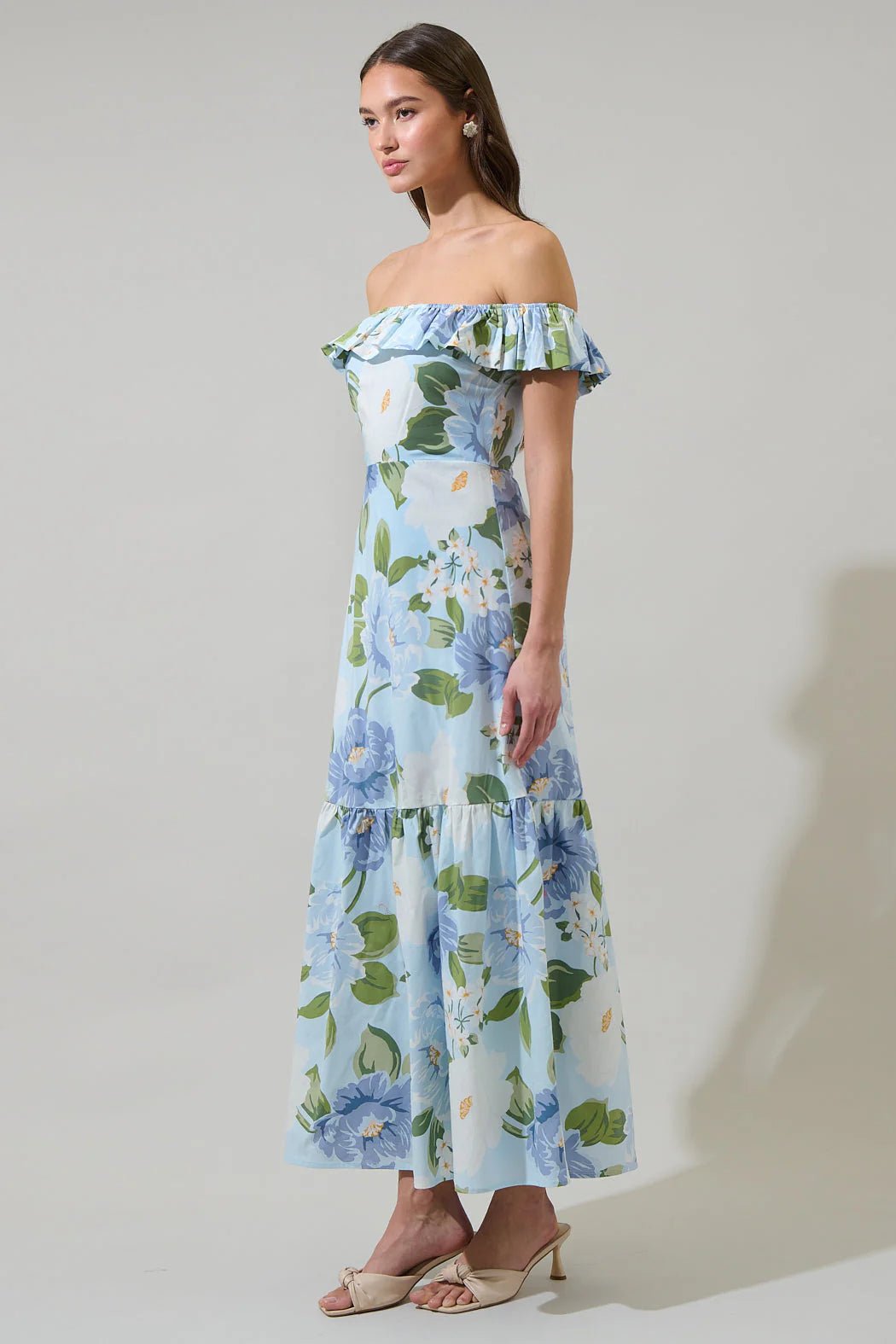 Rose & Lee Co Sloane Dress, Light Blue/Multi Event Dress