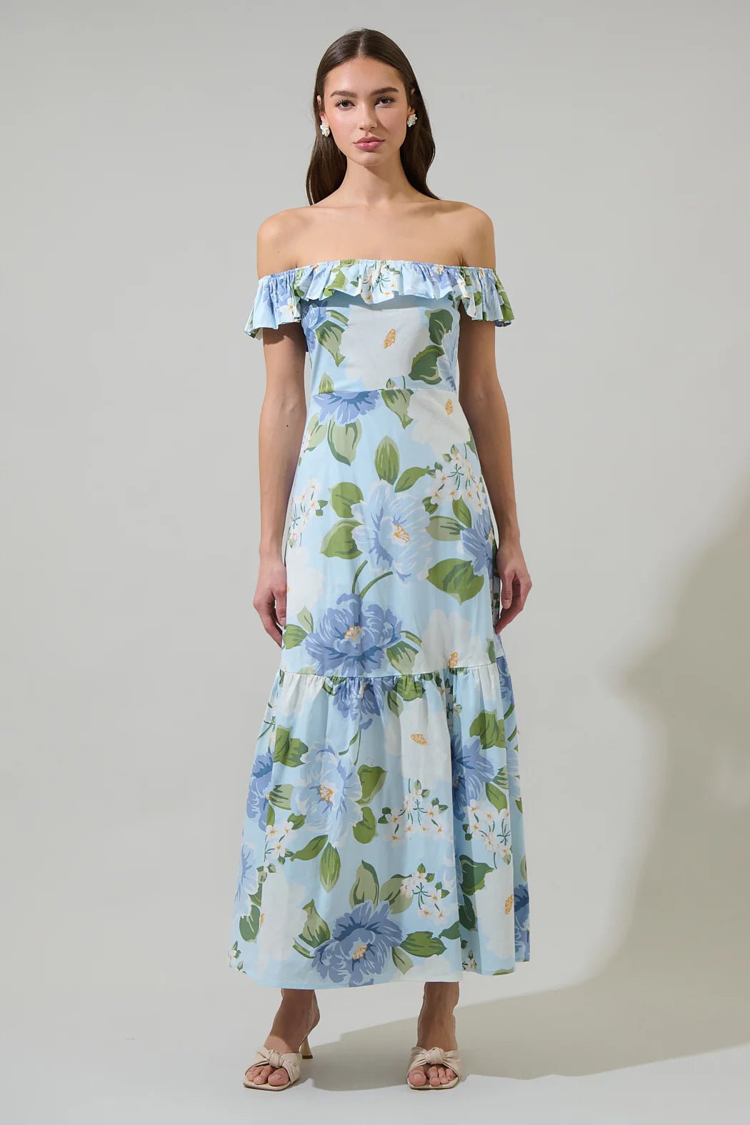 Rose & Lee Co Sloane Dress, Light Blue/Multi Event Dress