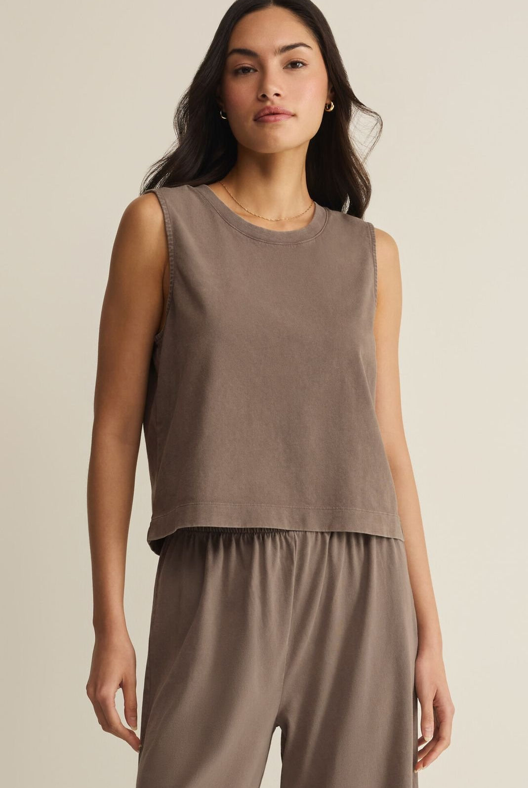 Rose & Lee Co Sloane Tank, Perfectly Taupe by Z Supply Tanks