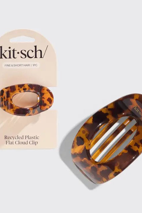 Rose & Lee Co Small Flat Cloud Clip, Tortoise Hair