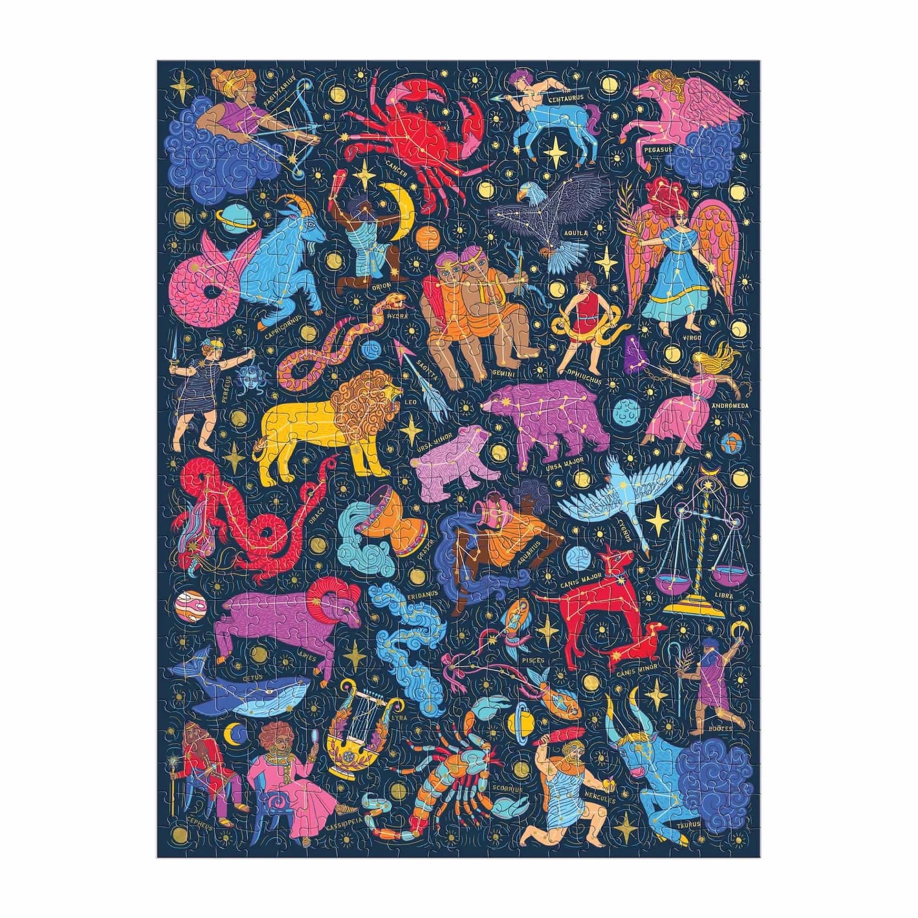 Rose & Lee Co 500 Piece Book Puzzle, Constellations 101: Stargazing Home & Gifts