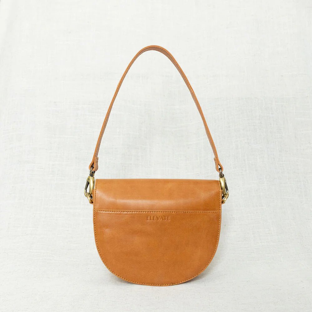 Rose & Lee Co Stella Saddle Bag, Camel Bags