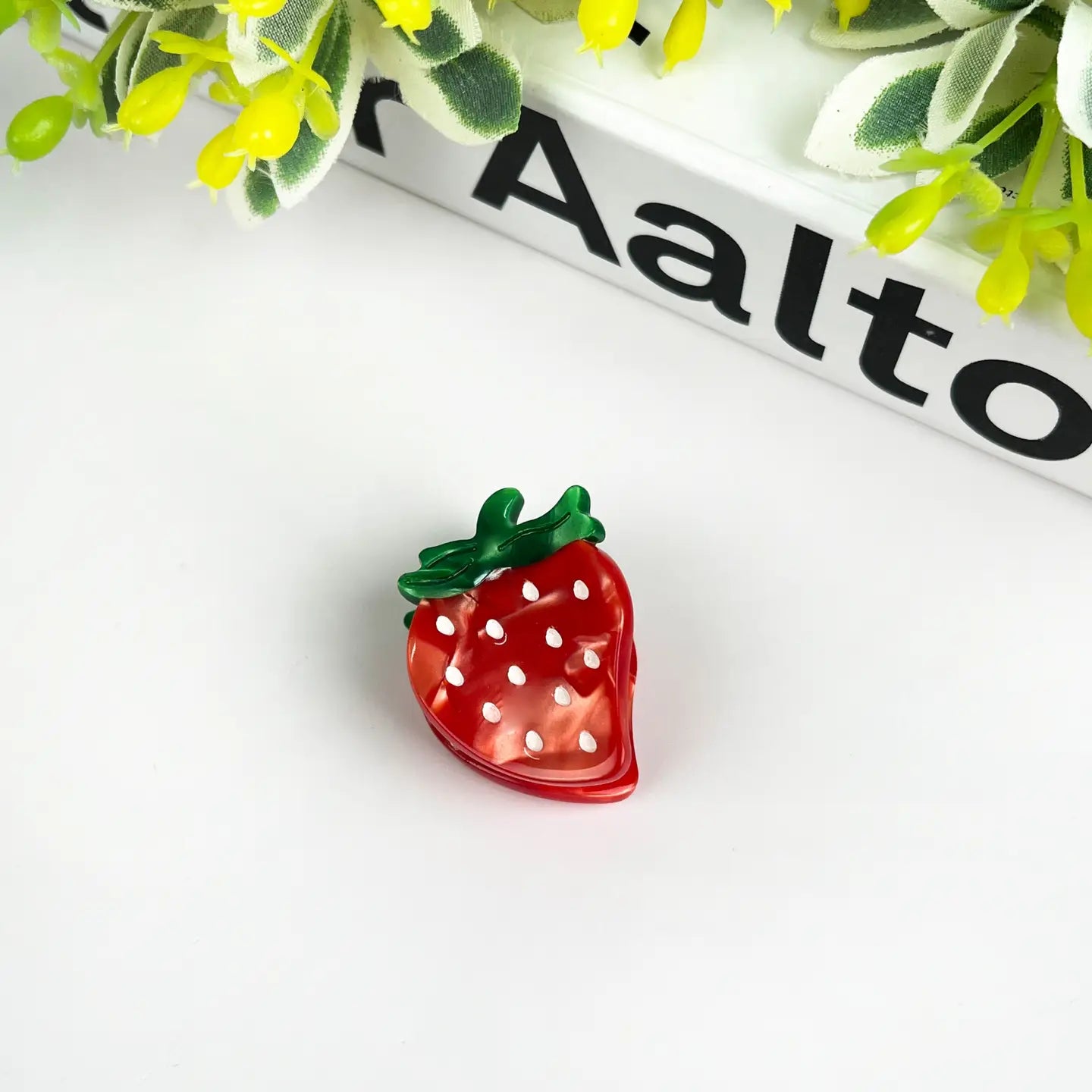 Strawberry Mini Claw Clip
