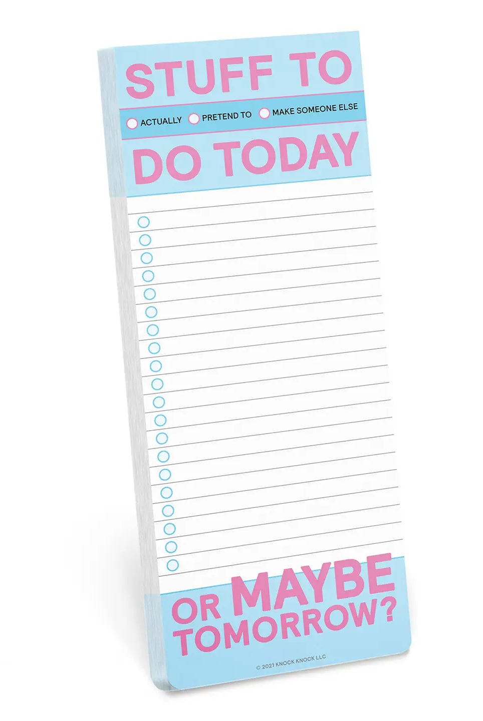 Rose & Lee Co Stuff To Do Today, Make A List Pad Stationery