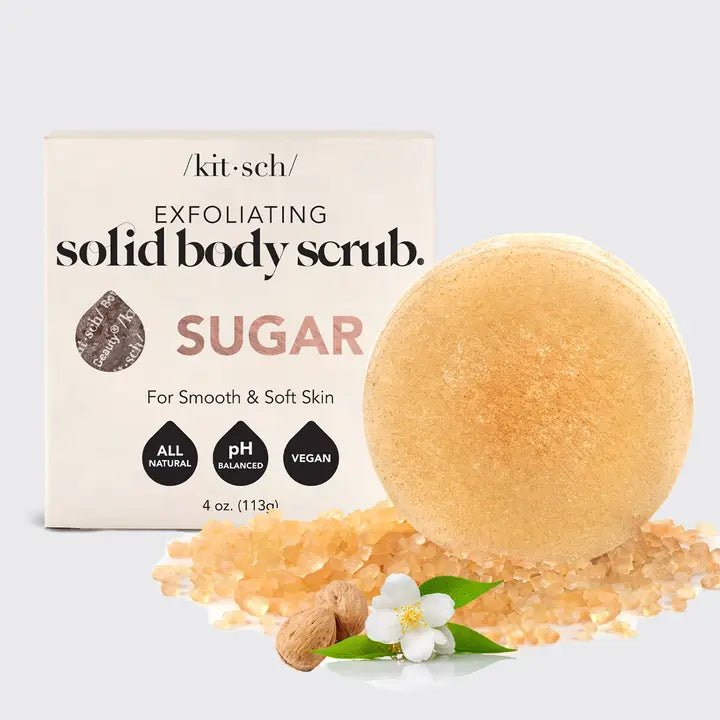 Rose & Lee Co Sugar Exfoliating Body Scrub Bar Bath & Body