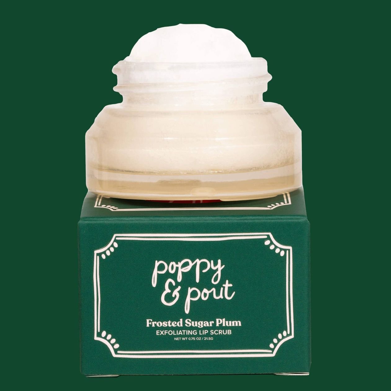 Rose & Lee Co Holiday Lip Scrub, Frosted Sugar Plum Bath & Body