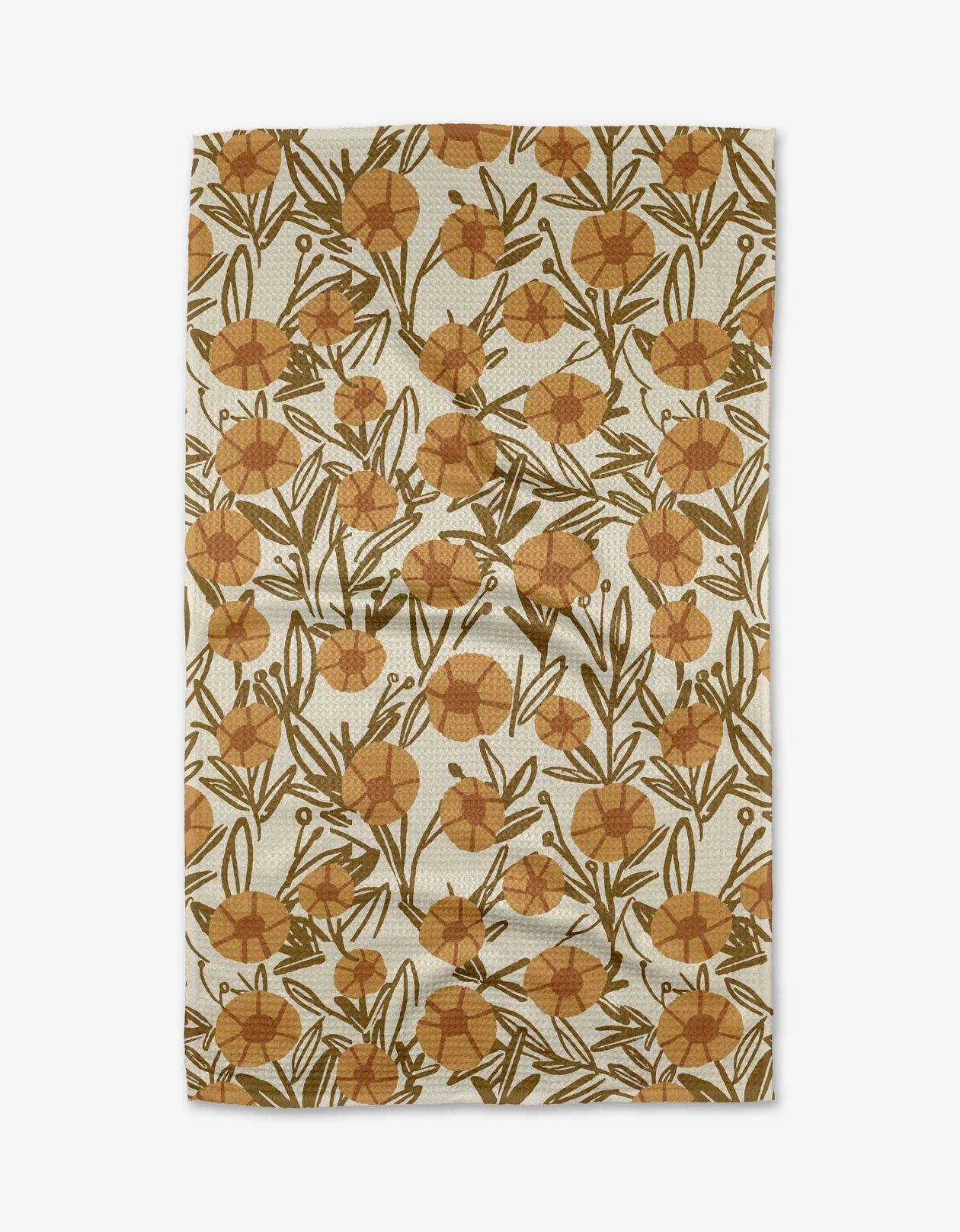 Sunflower Fields Printed Kitchen Tea Towel