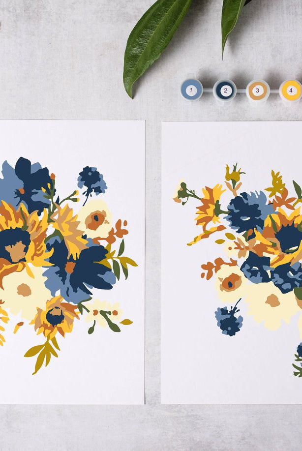 Sunflower Paint By Numbers Kit