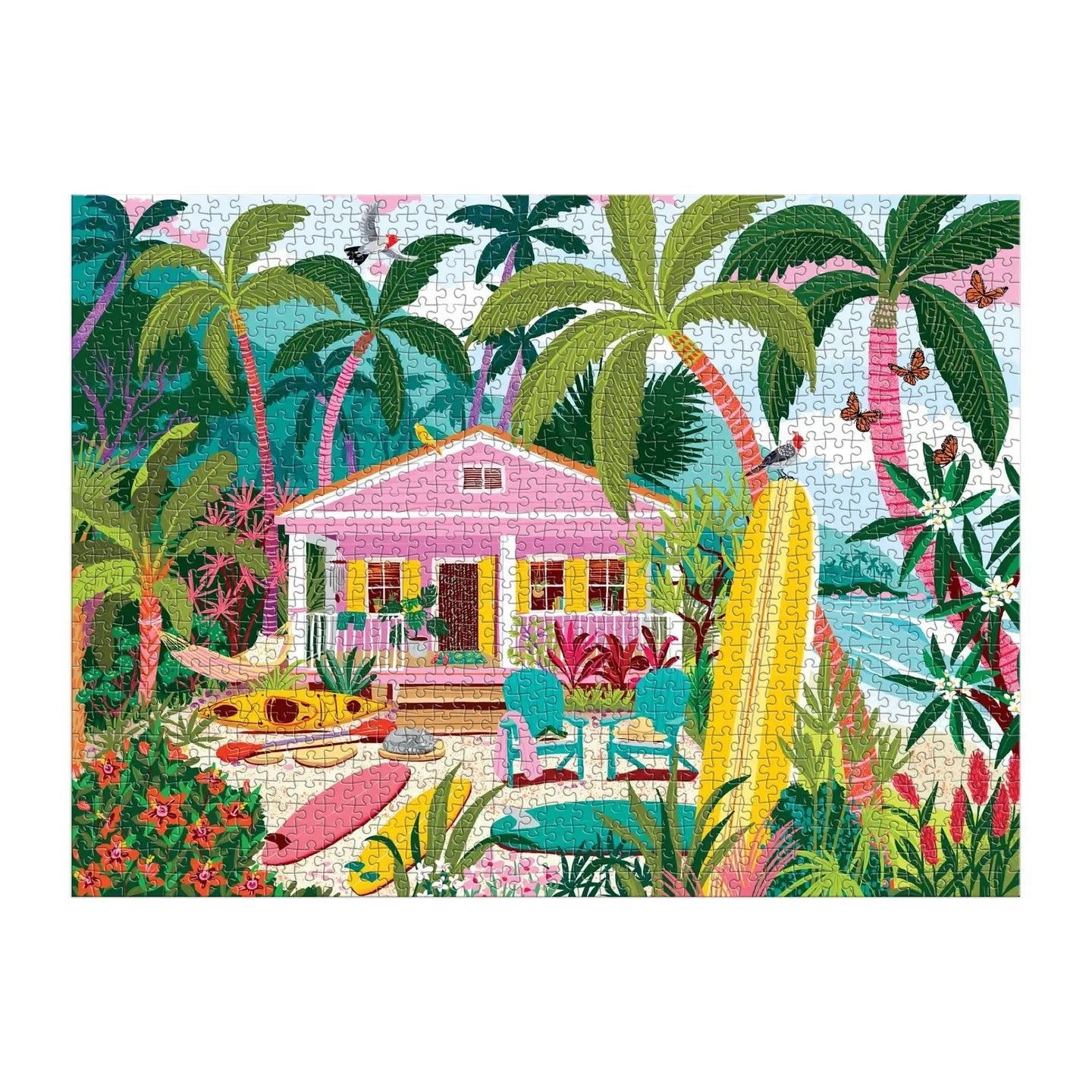 Rose & Lee Co 1000 Piece Puzzle, Surfside Bungalow Home & Gifts
