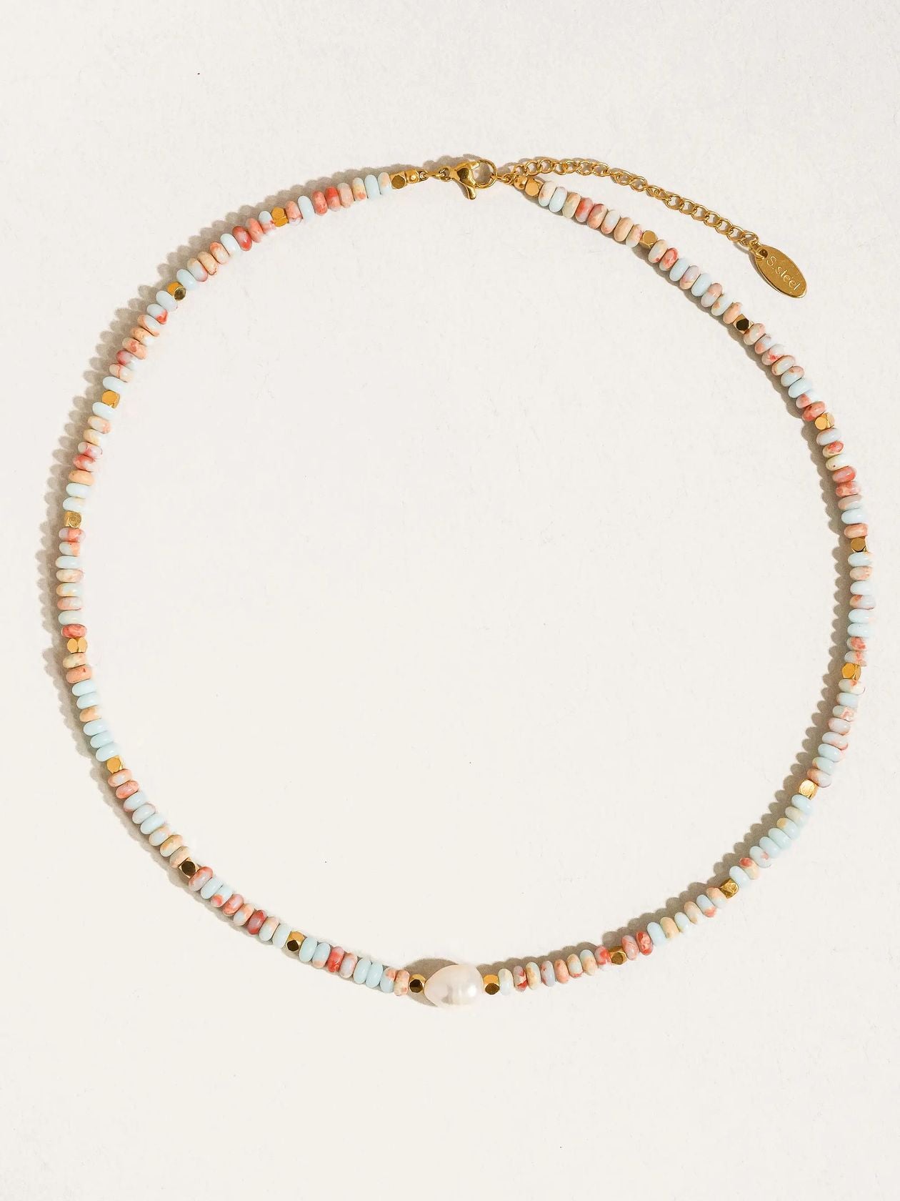 Rose & Lee Co Swank Boho Beaded Necklace Necklaces