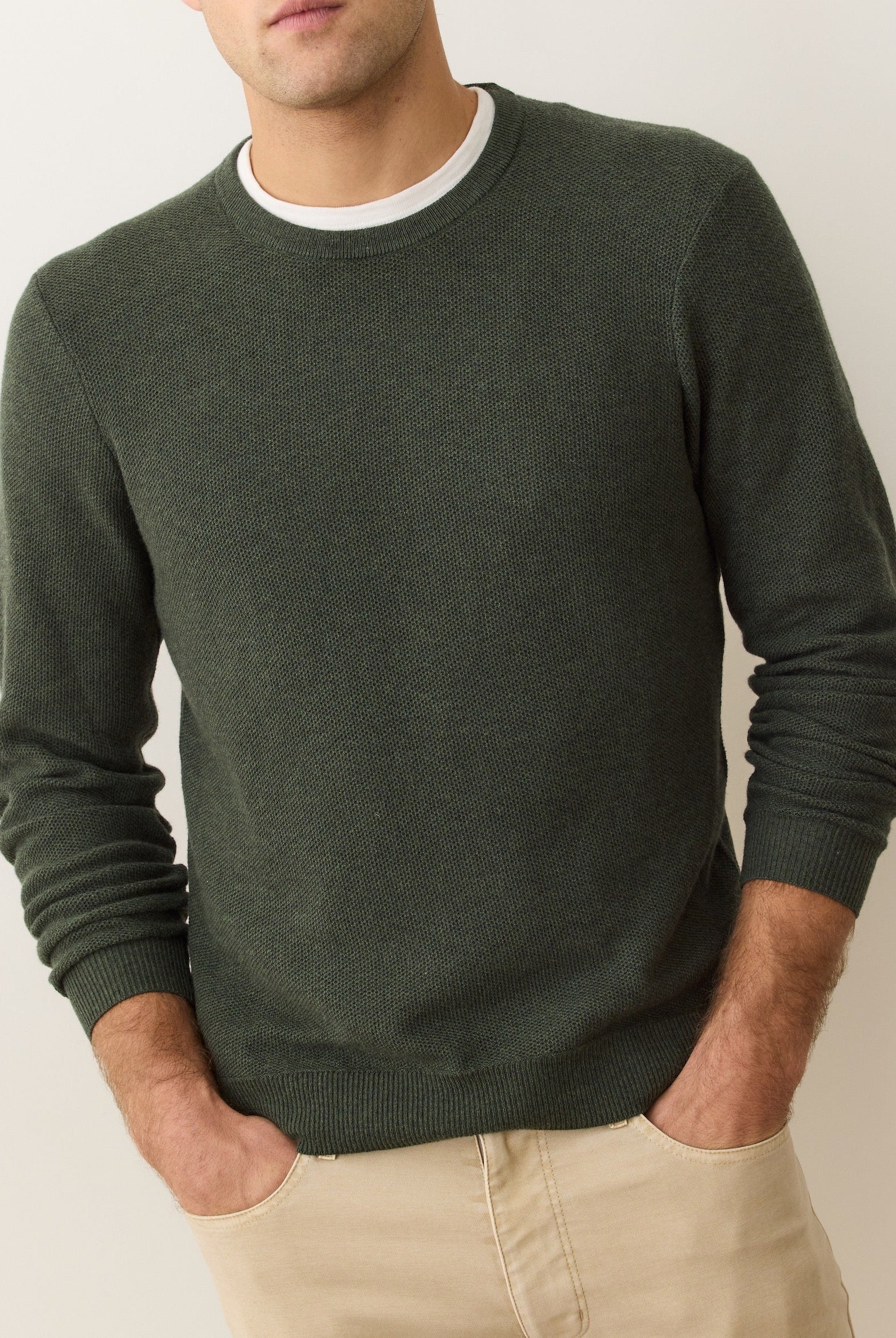 Green Long Sleeve Sweater Top