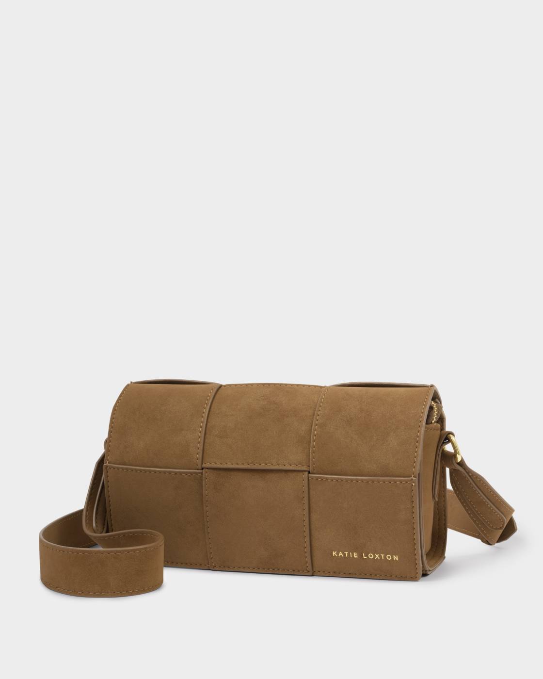 Rose & Lee Co Taya Crossbody Bag, Caramel Suedette Bags