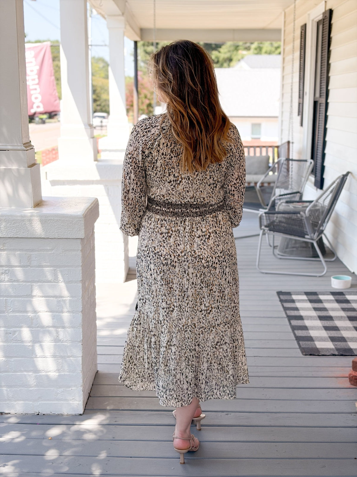 Rose & Lee Co Thalia Dress, Brown Event Dress