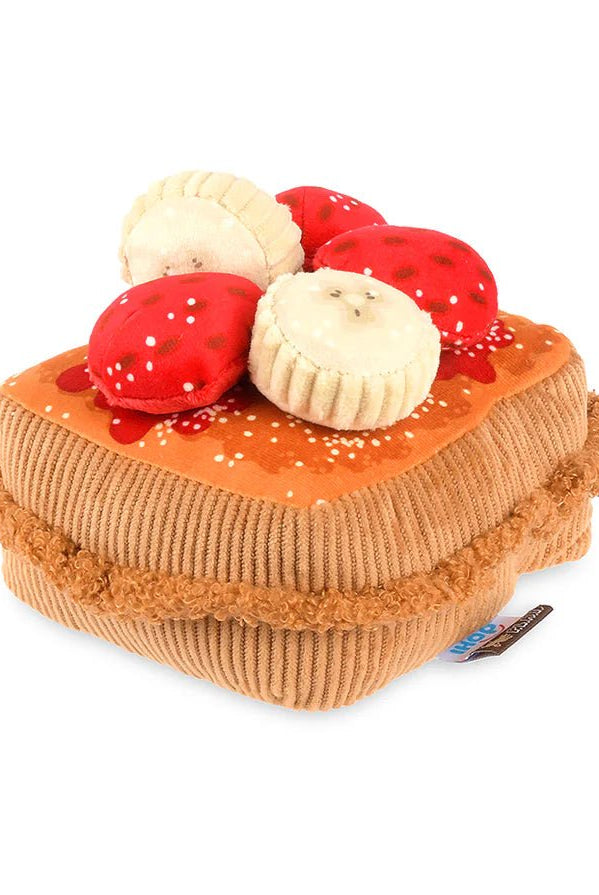 Rose & Lee Co Dog Toy, Thick 'n Fluffy French Toast Pets