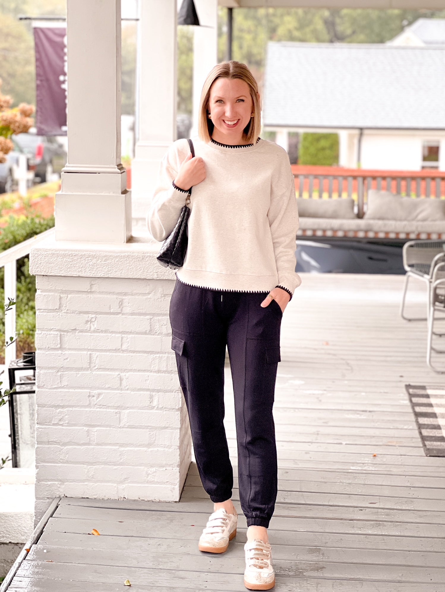 Heather Grey Long Sleeve Pullover