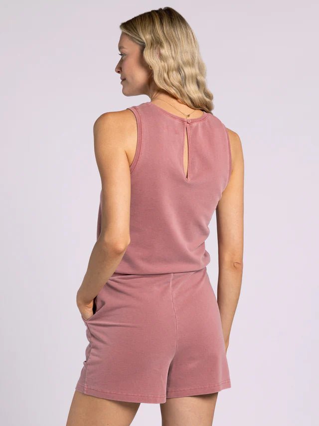 Rose & Lee Co Joey Romper, Slate Rose unknown