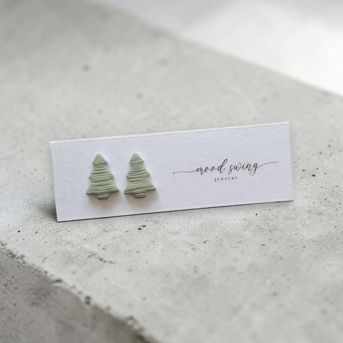 Rose & Lee Co Stud Earrings, Christmas Trees Earrings