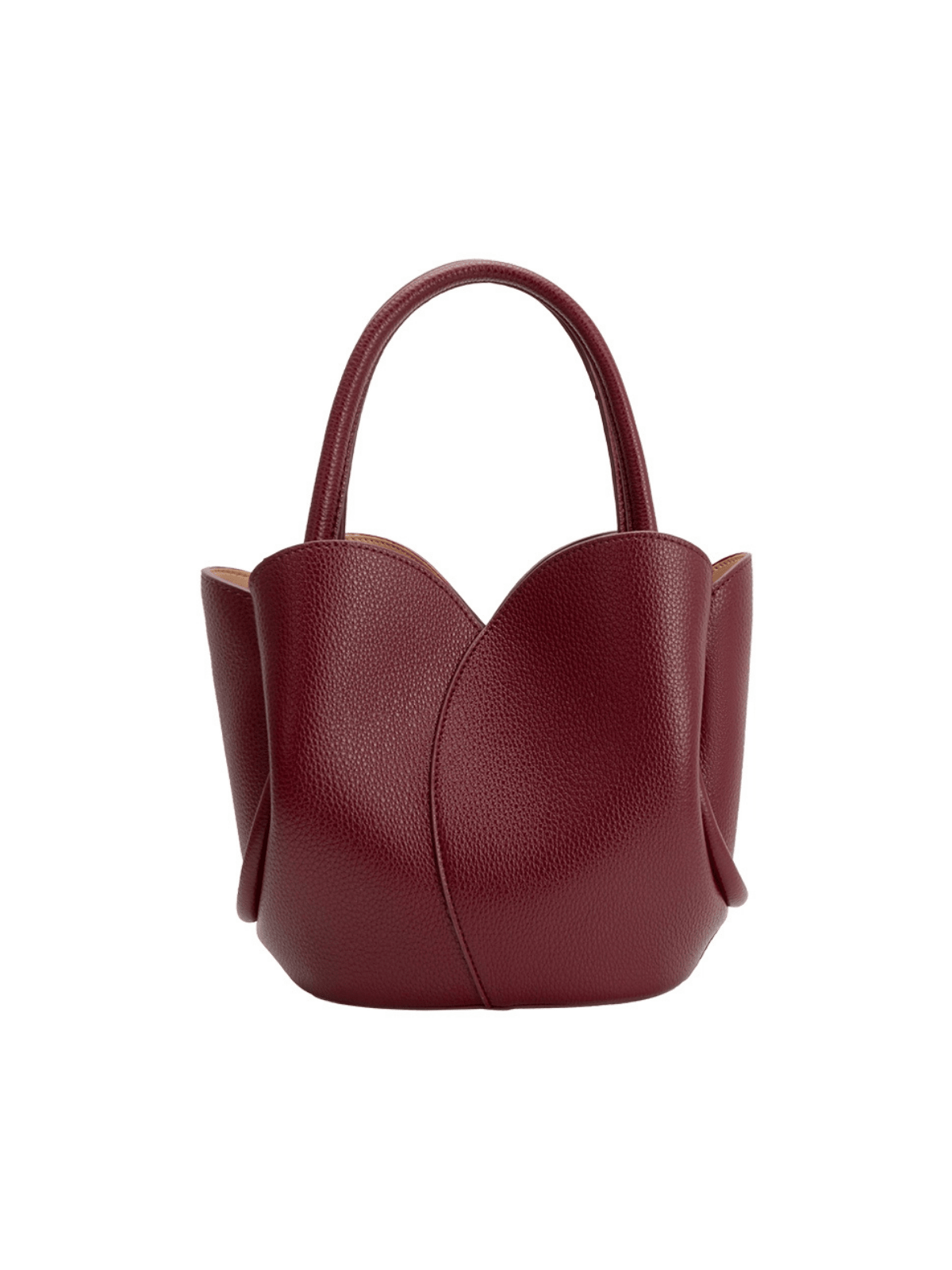Rose & Lee Co Tulip Top Handle Bag, Burgundy Bags
