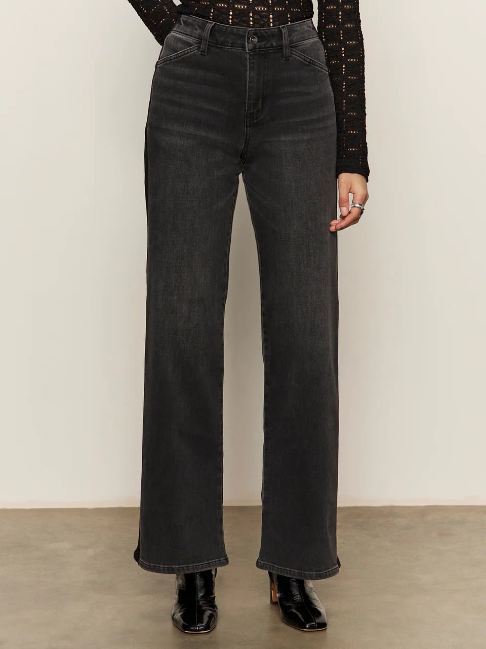 Rose & Lee Co Tuxedo Jeans, Black Tie by Sanctuary Denim