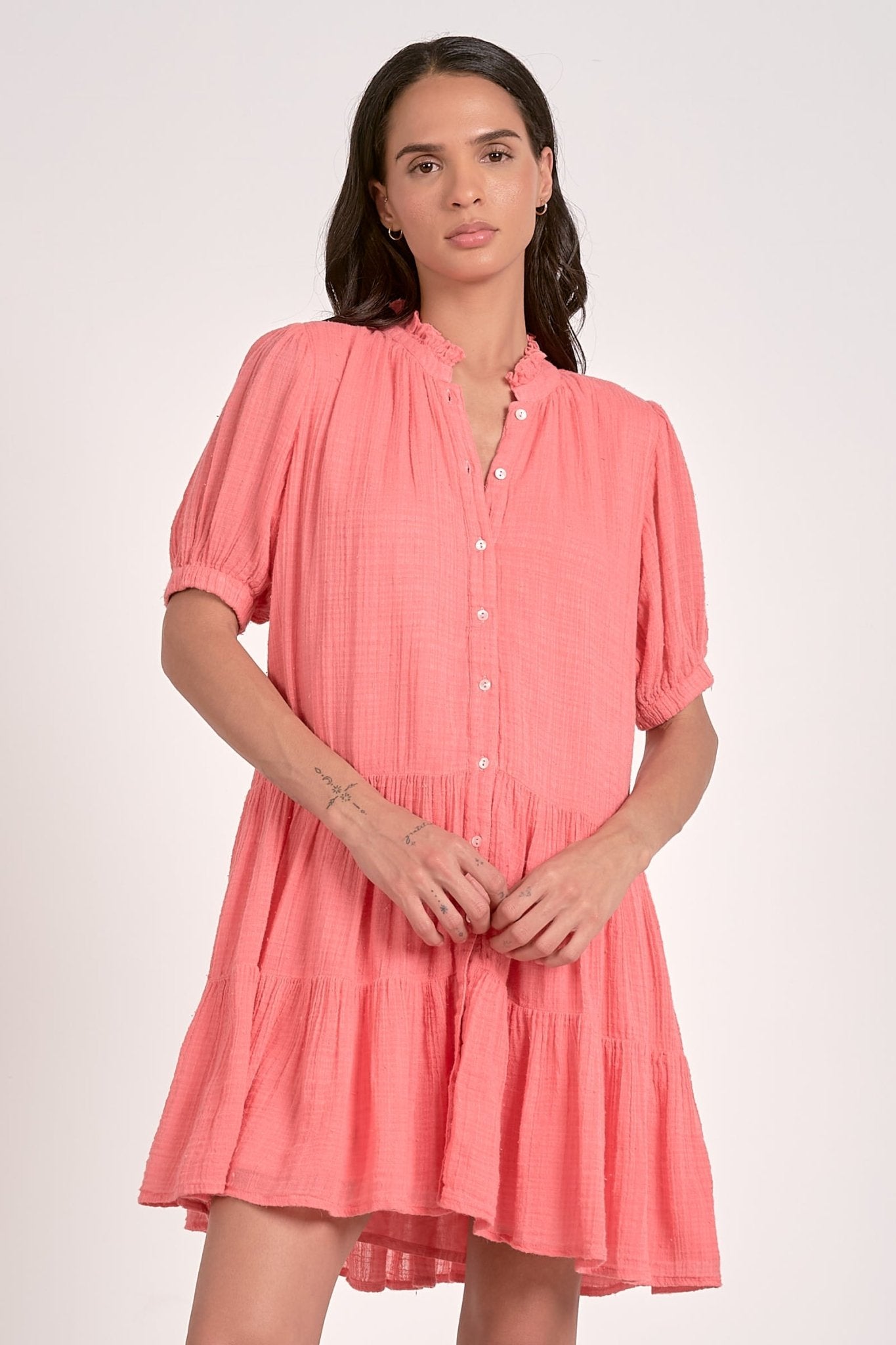 Rose & Lee Co Emelia Dress, Coral unknown