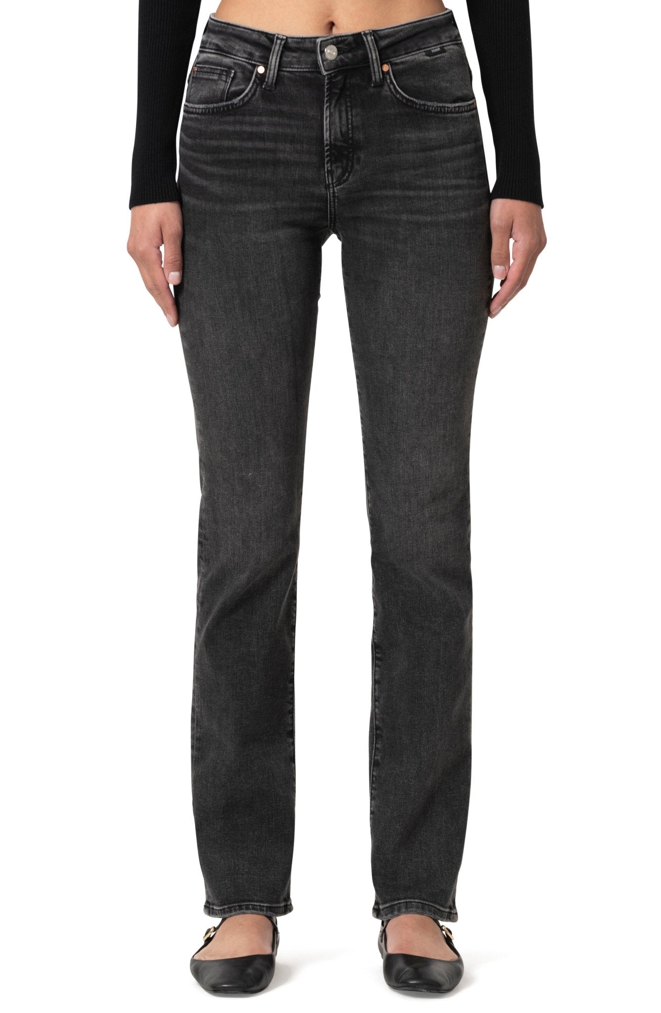 Rose & Lee Co Kendra Jeans, Smoked Brush Flex Blue by Mavi Jeans unknown
