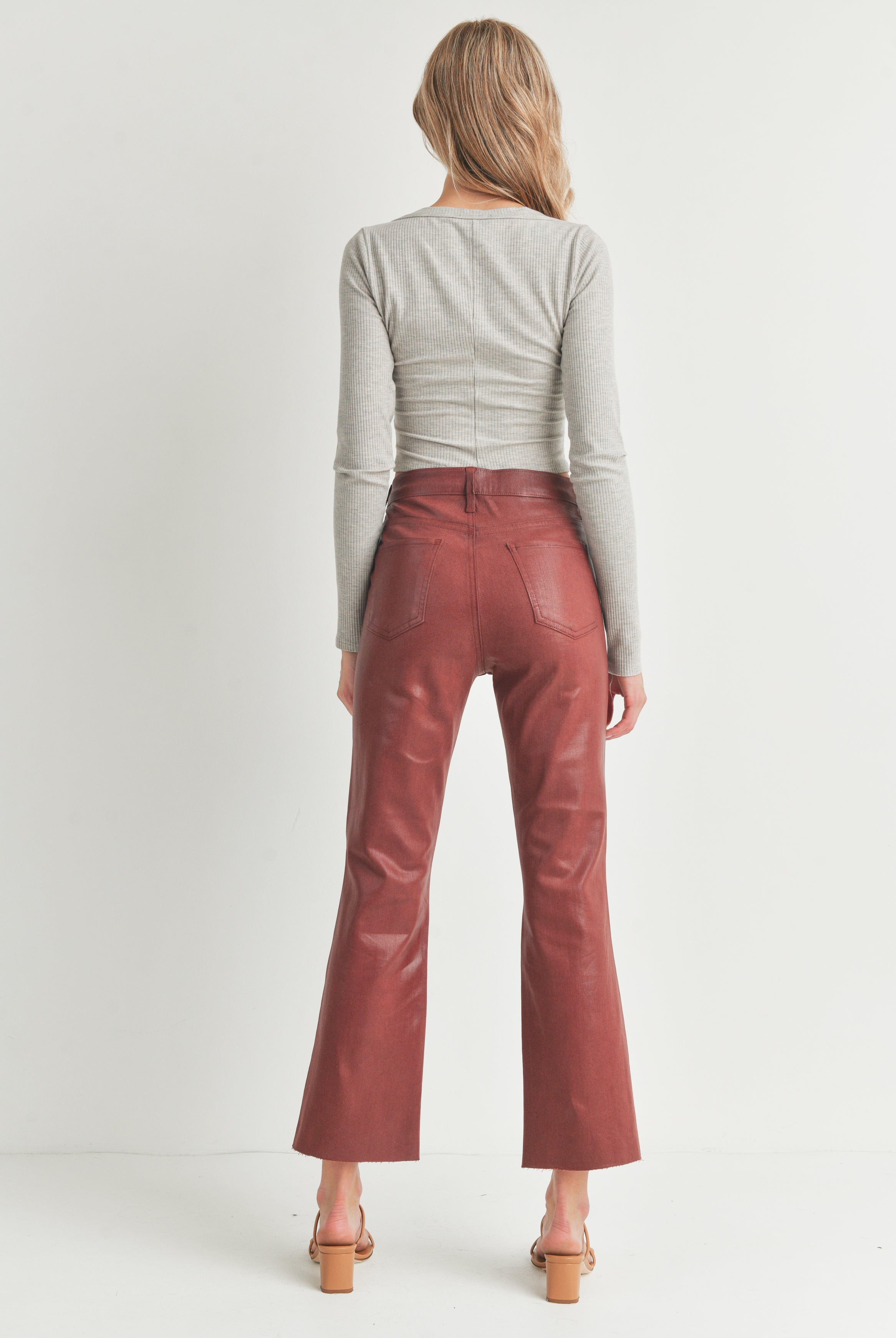 Cropped Kick Flare Jeans Apex Ethical Boutique