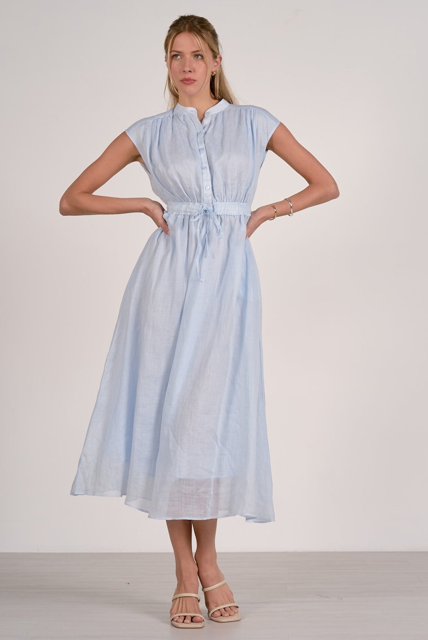 Rose & Lee Co Gemma Dress, Light Blue Work Dress