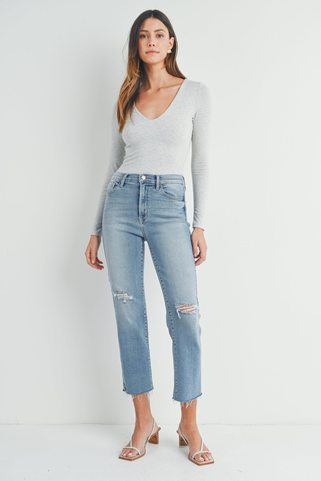 Rose & Lee Co Belen Jeans, Light Denim unknown