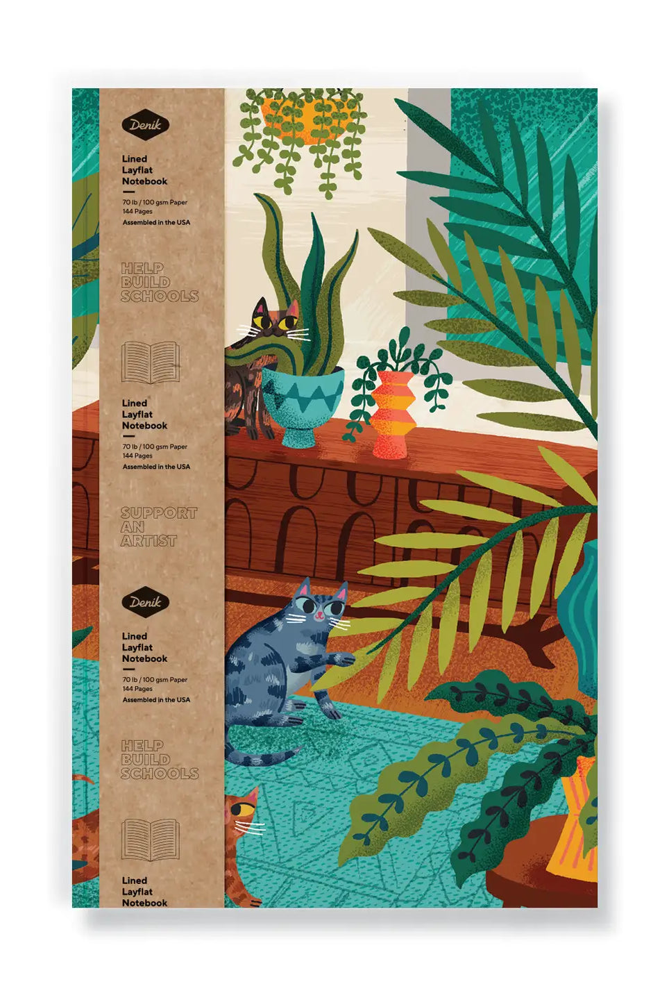 Rose & Lee Co Up To No Good Classic Layflat Notebook Stationery