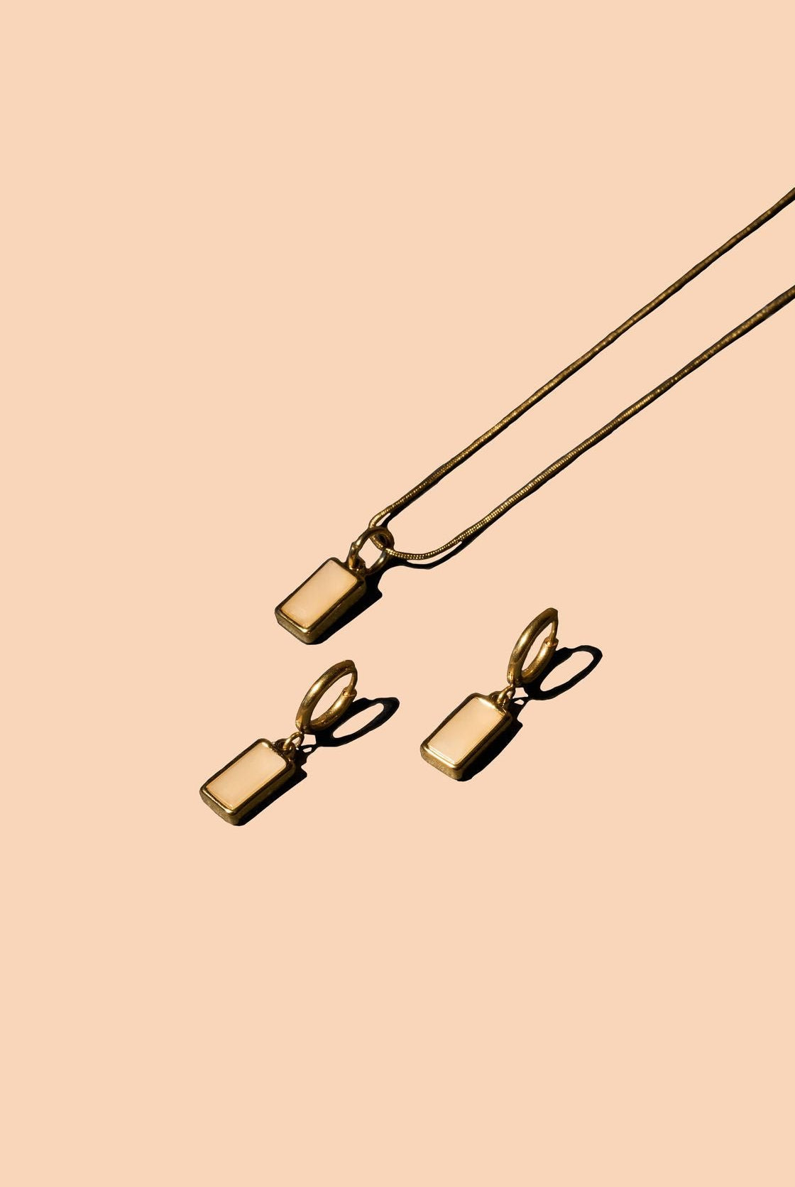 Rose & Lee Co Vanessa Necklace, Moonstone Necklaces