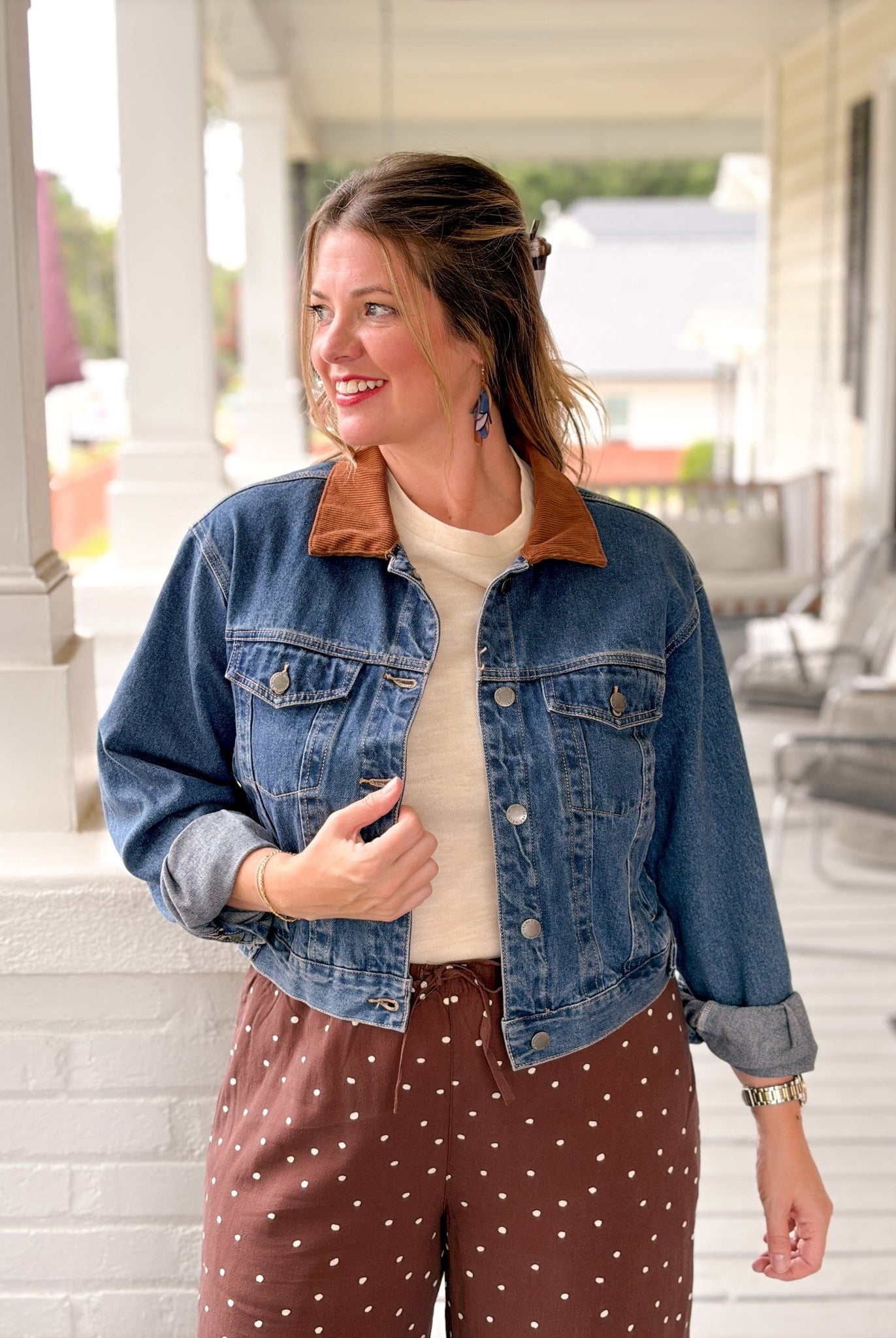 Rose & Lee Co Anton Jacket, Louisiana Blue Jackets