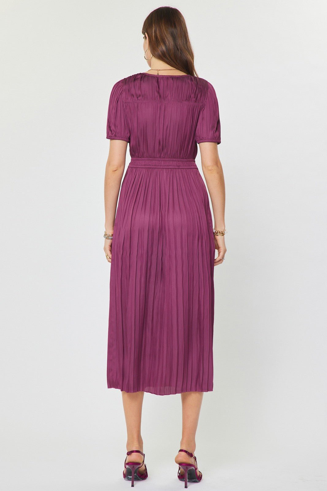 Rose & Lee Co Vera Dress, Berry Event Dress