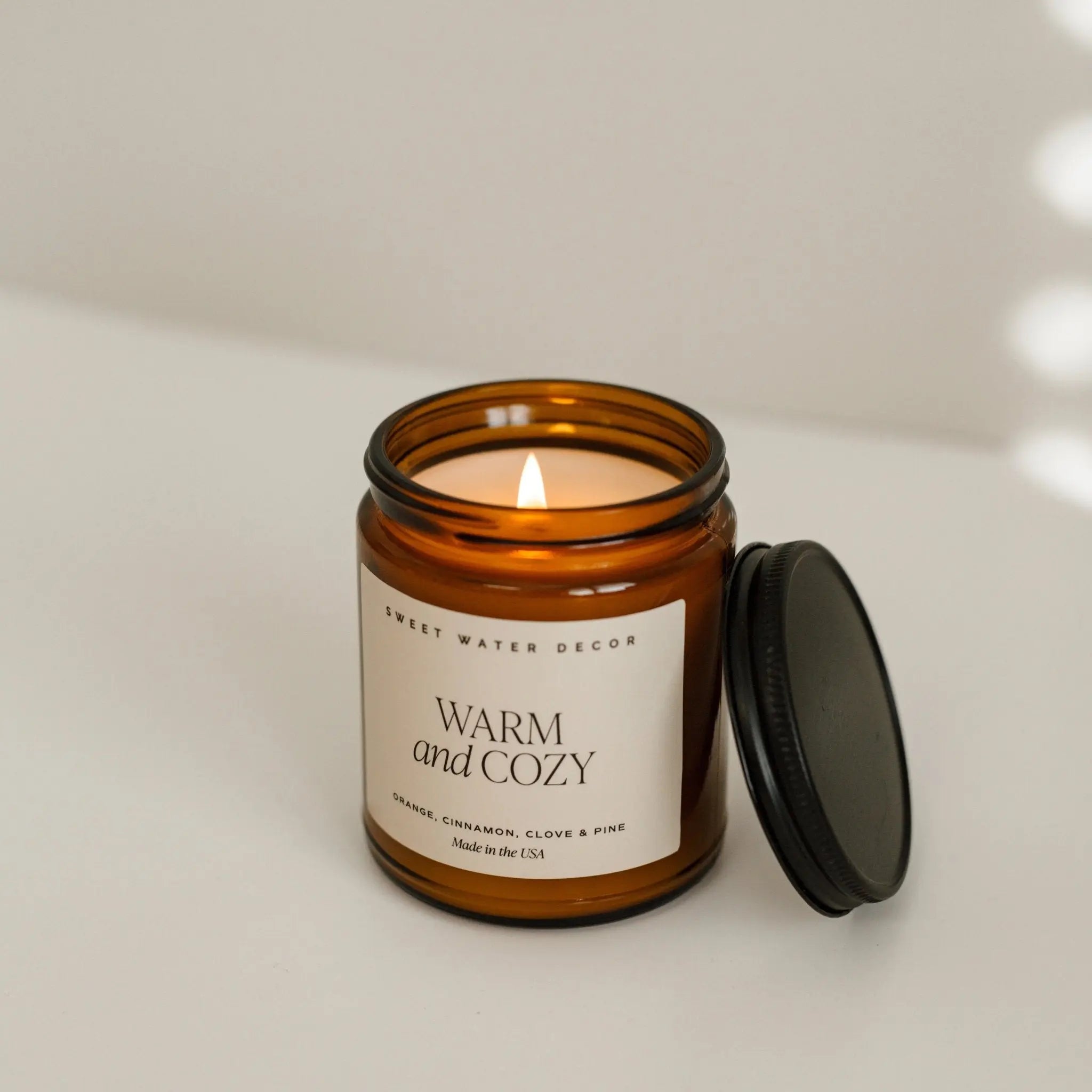 Rose & Lee Co Warm and Cozy Soy Candle, 9 oz Candles