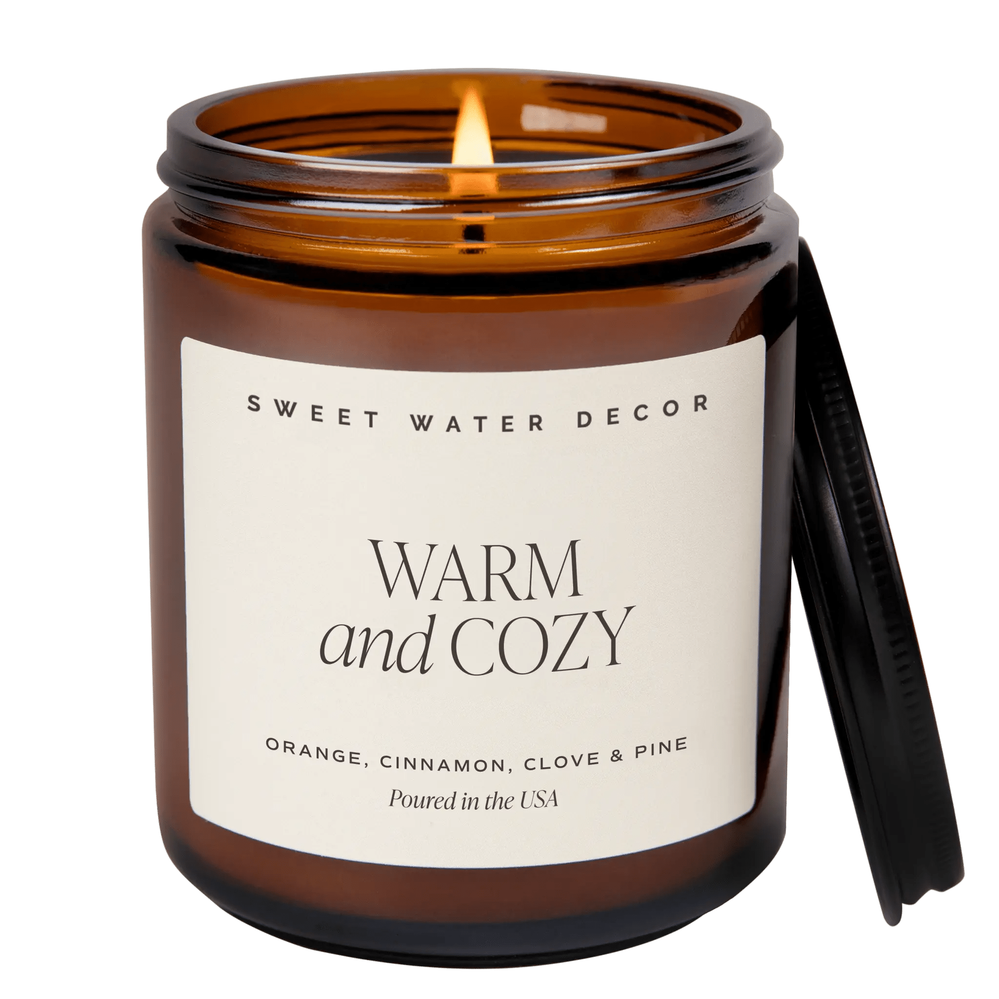 Rose & Lee Co Warm and Cozy Soy Candle, 9 oz Candles