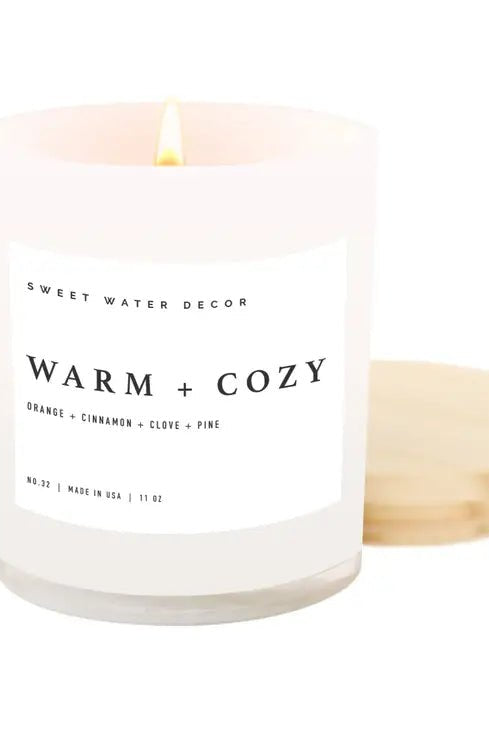 Rose & Lee Co Warm and Cozy Soy Candle, 11 oz Candles