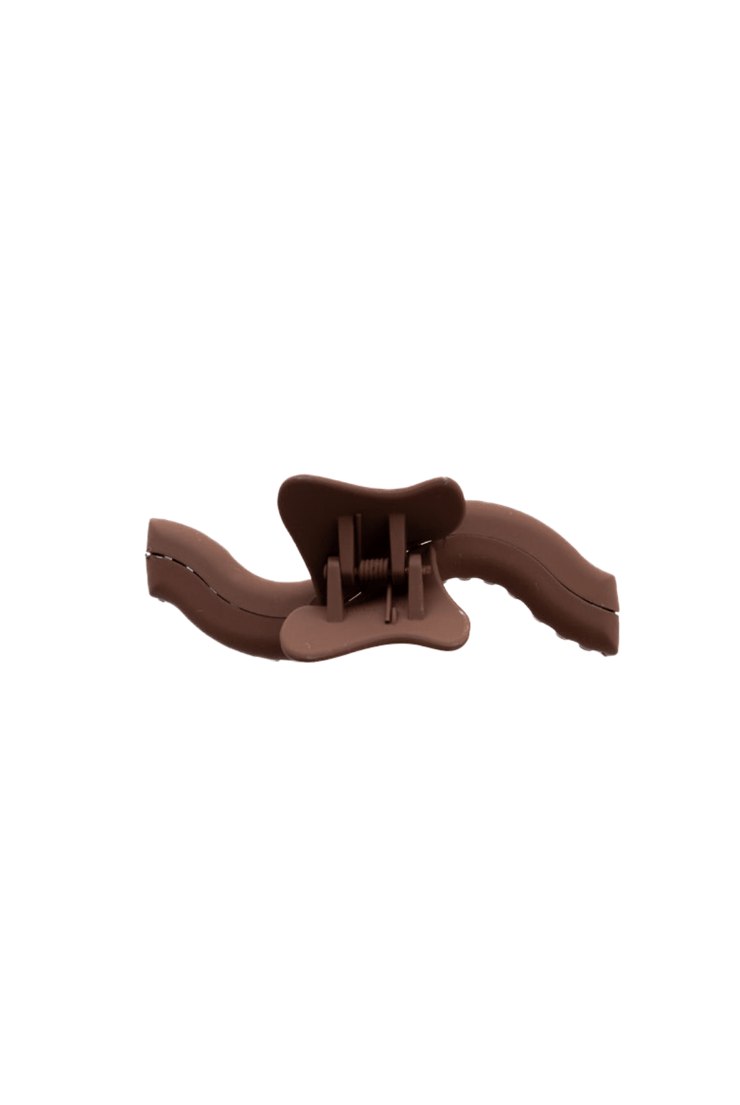 Rose & Lee Co Midi Wavy Hold Everything Claw Clip, Dark Brown Hair