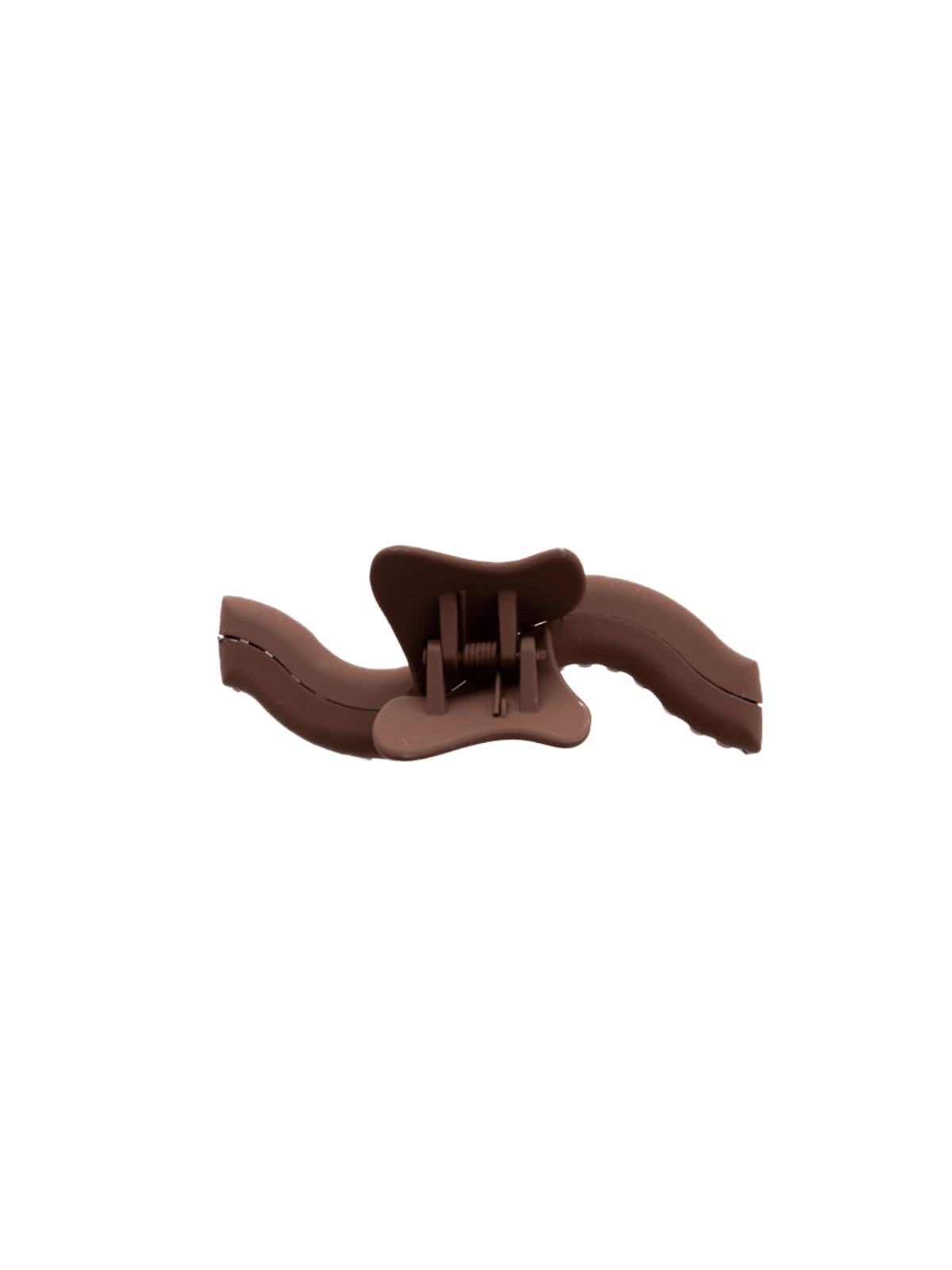 Rose & Lee Co Midi Wavy Hold Everything Claw Clip, Dark Brown Hair
