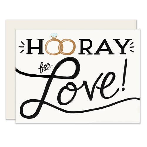 Rose & Lee Co Hooray For Love Wedding Card Stationery
